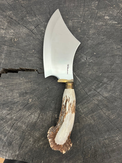 7&quot; Cutelo Wild Cleaver, Deer Antler, SS440 - 180mm