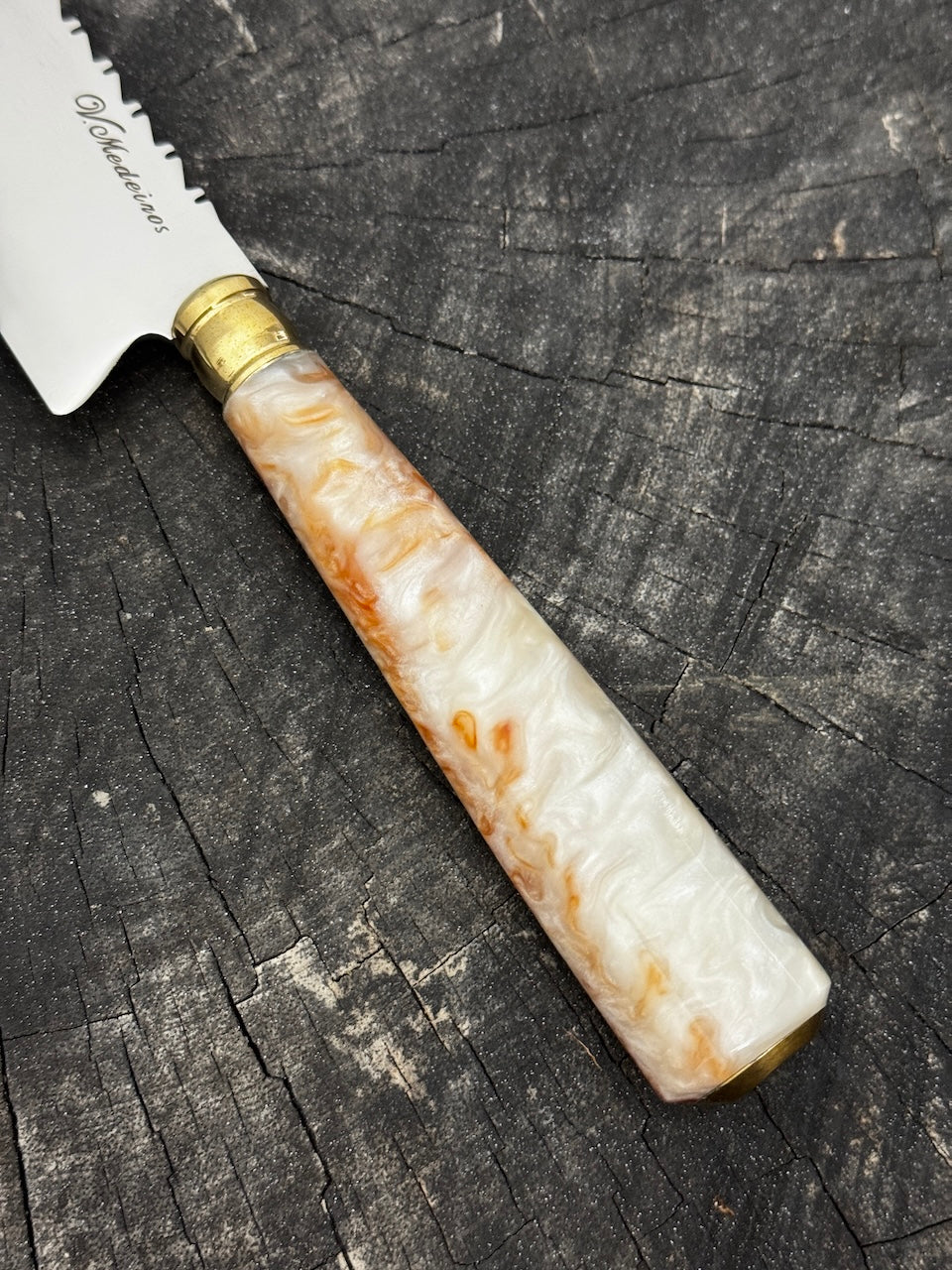 8" Chef Knife, Custom Block, SS420 - 200mm