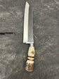 9" Bunka Pro Knife, Deer Antler, RSS440 - 220mm