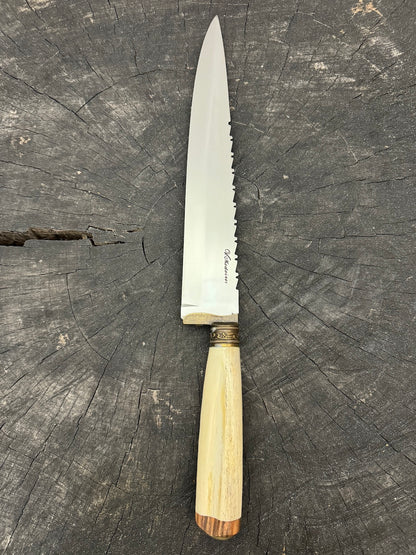 10&quot; Chef Knife, Ostrich Bone, SS420 - 250mm