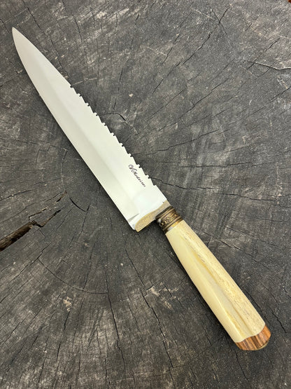 10&quot; Chef Knife, Ostrich Bone, SS420 - 250mm