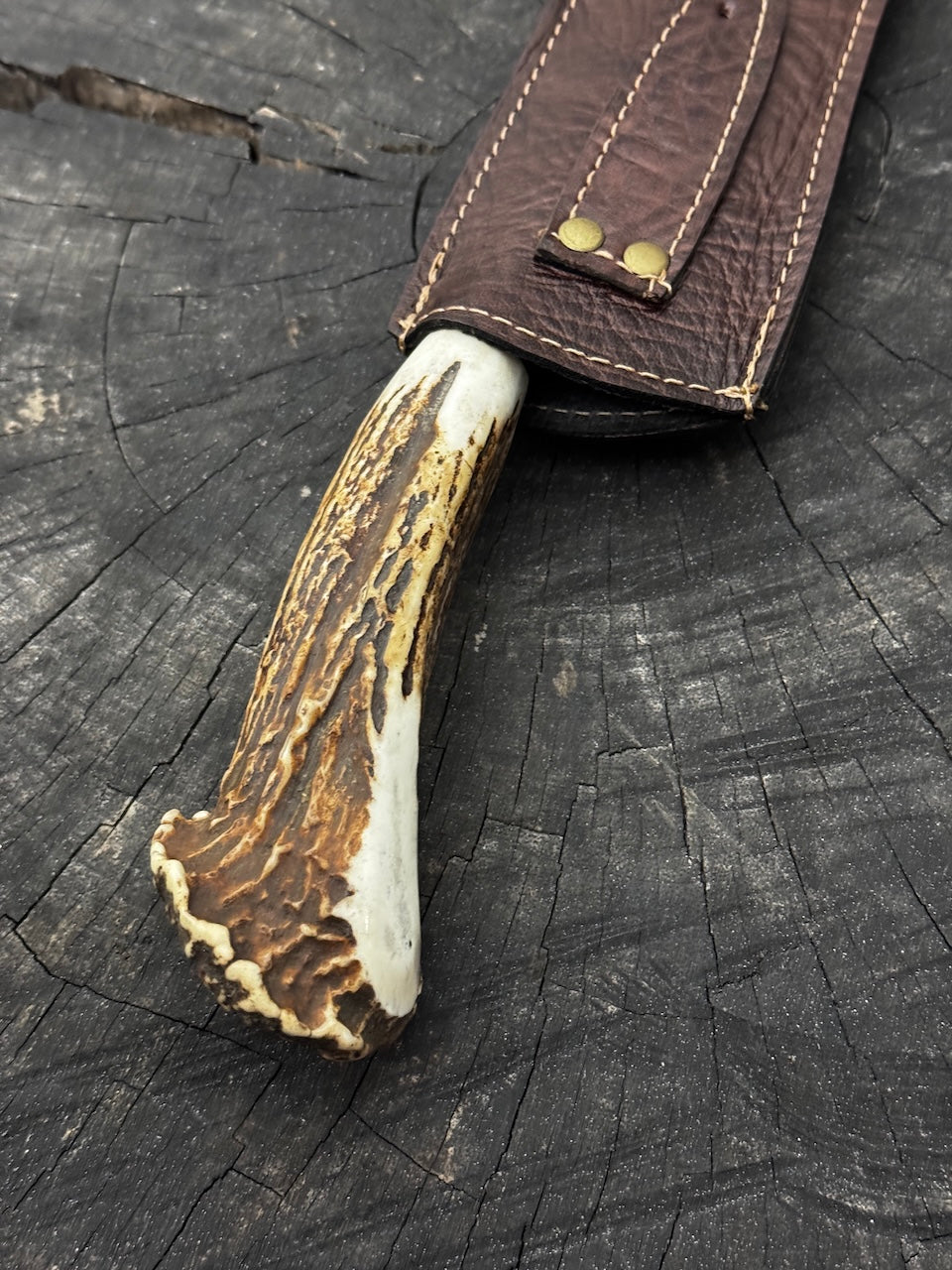 8" Kultura Knife, Deer Antler, SS440 - 200mm