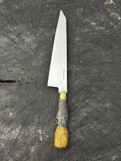 8" Branca Knife, Maple Burl, SS440 - 210mm