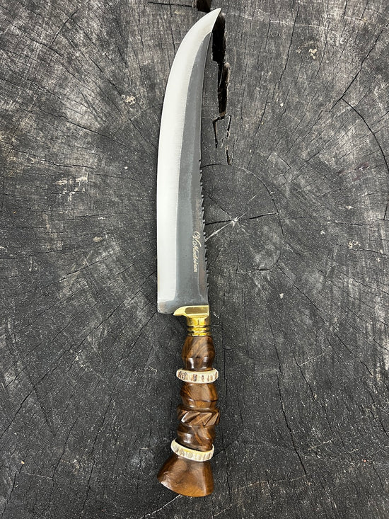10" Butchers Knife, Jacaranda Hardwood, RSS440 - 250mm
