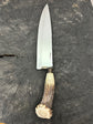 10" Chef Picanha Knife, Deer Antler, SS440 - 250mm