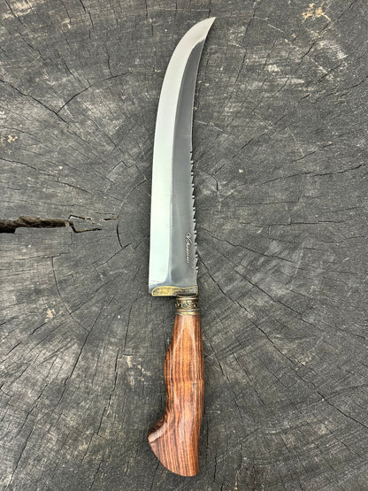 10&quot; Butchers Knife, Native Hardwood, RSS440 - 250mm