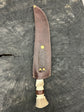 10" Butchers Knife, Deer Antler SS440 - 250mm