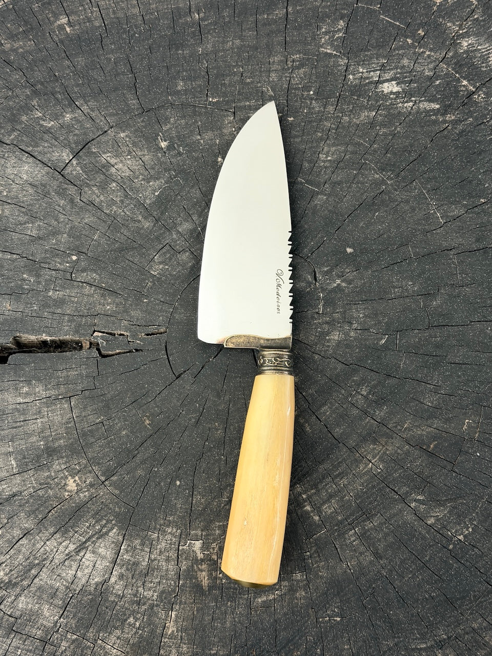 6" Picanha Knife, Ostrich Bone, SS440 - 150mm