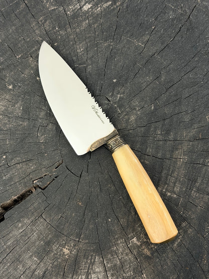 6" Picanha Knife, Ostrich Bone, SS440 - 150mm