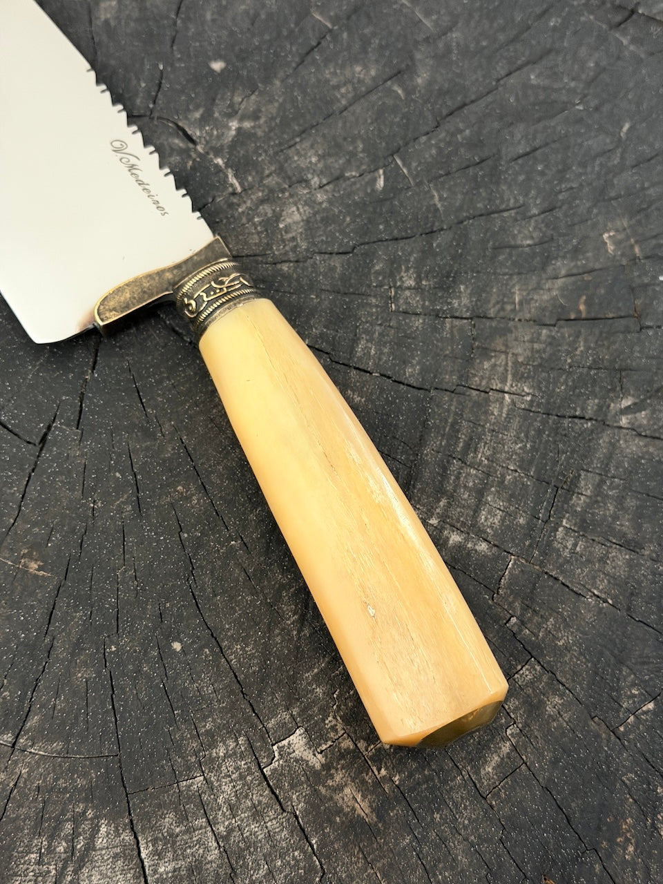 6" Picanha Knife, Ostrich Bone, SS440 - 150mm