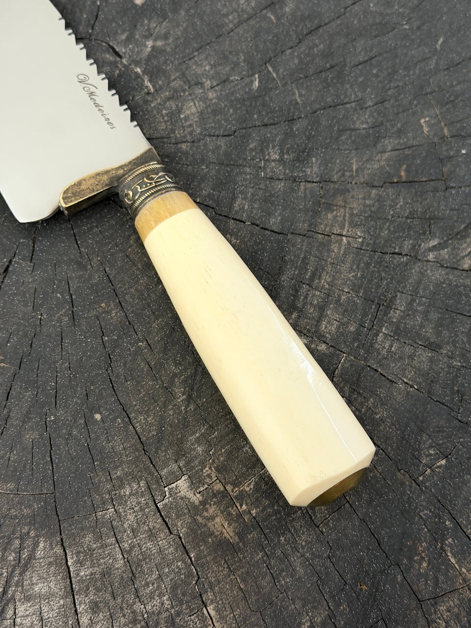 6" Picanha Knife, Ostrich Bone, SS440 - 150mm
