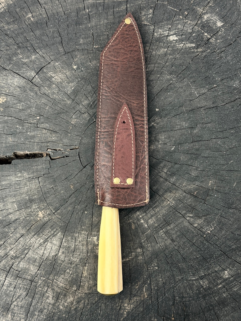 8" Kultura Knife, Ostrich Bone, SS440 - 200mm