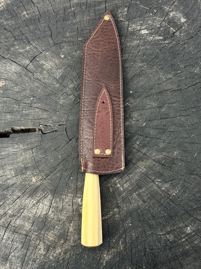 8" Kultura Knife, Ostrich Bone, SS440 - 200mm