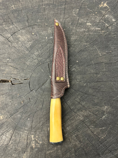 5&quot; Steak Knife, Ostrich Bone, SS440 - 125mm