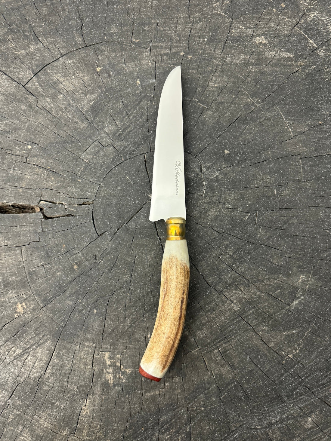 5&quot; Steak Knife, Deer Antler, SS440 - 125mm