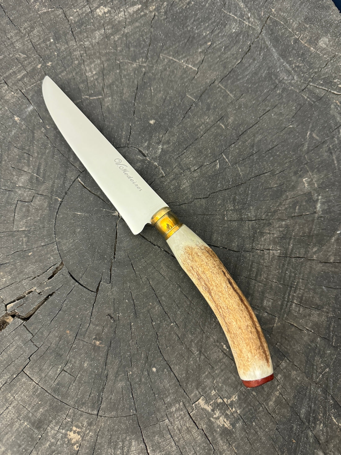 5&quot; Steak Knife, Deer Antler, SS440 - 125mm