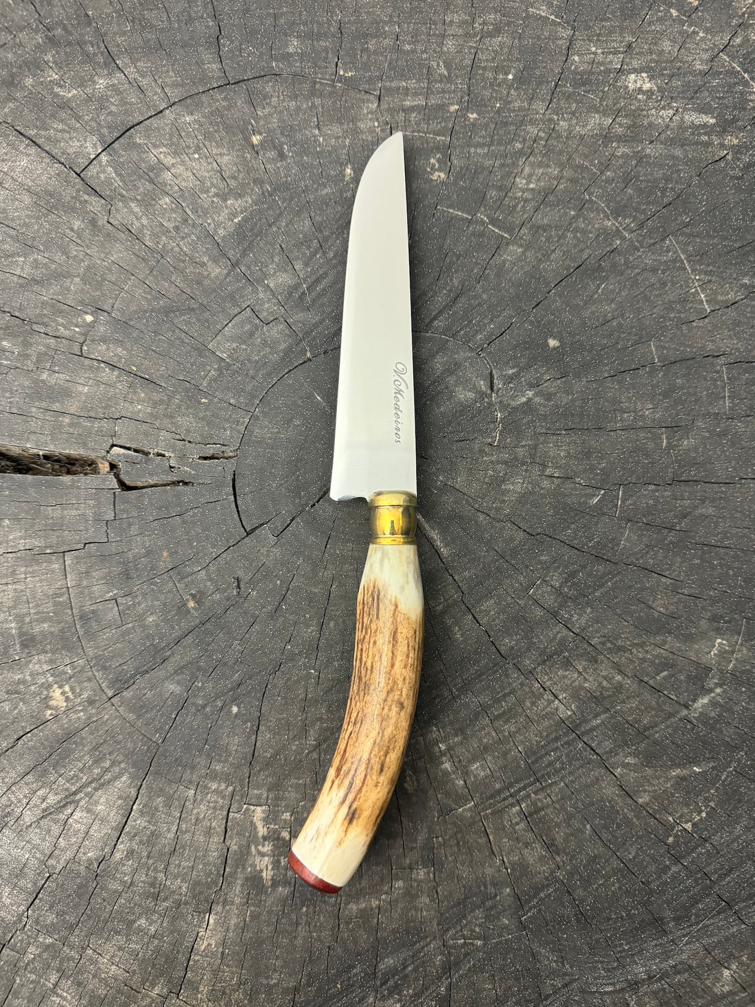 5&quot; Steak Knife, Deer Antler, SS440 - 125mm