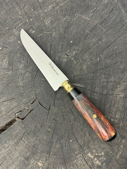5&quot; Steak Knife, Maple Burl, SS440 - 125mm