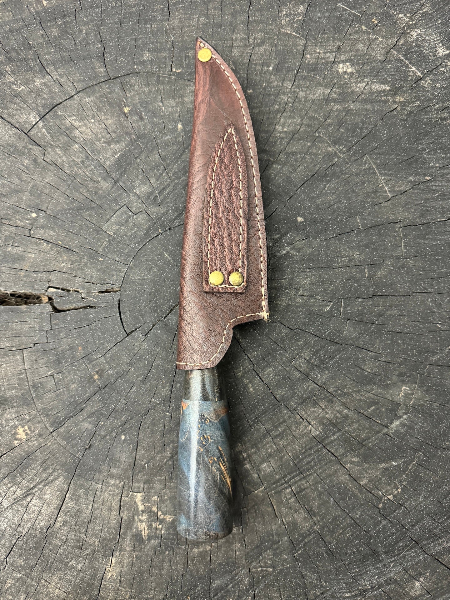 6&quot; Utility Knife, Maple Burl, SS440 - 150mm