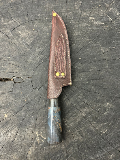 6&quot; Utility Knife, Maple Burl, SS440 - 150mm