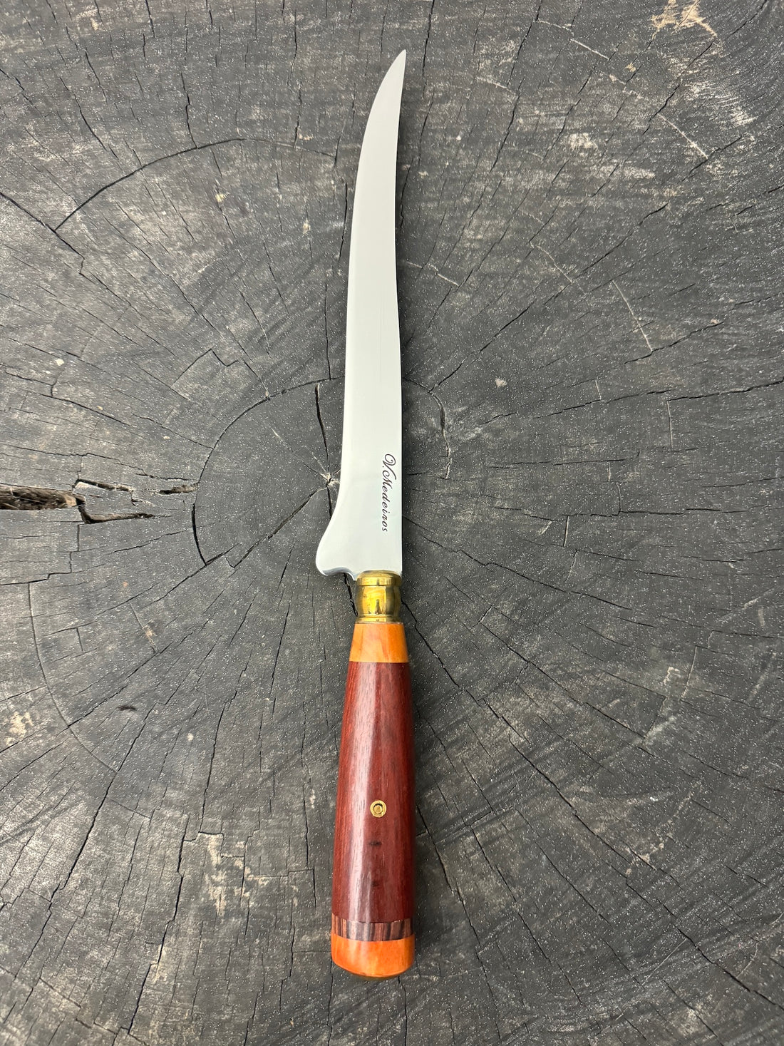 8&quot; Boning Knife, Pau Brasil Hardwood, SS420 - 200mm