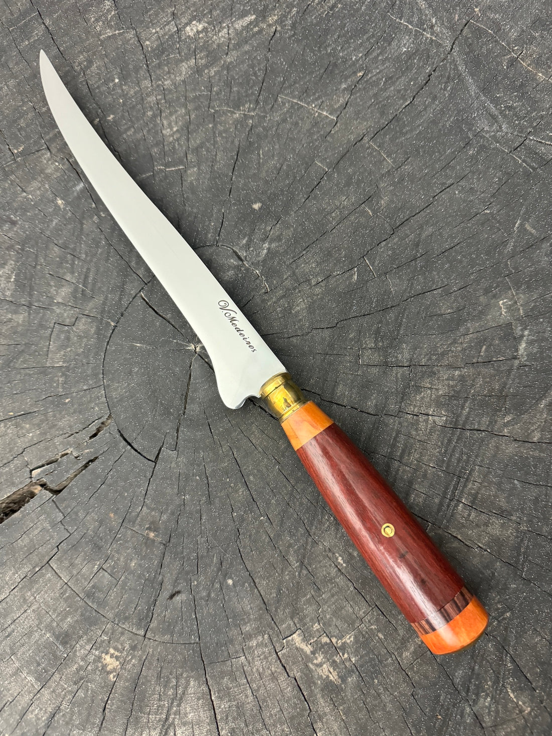8&quot; Boning Knife, Pau Brasil Hardwood, SS420 - 200mm