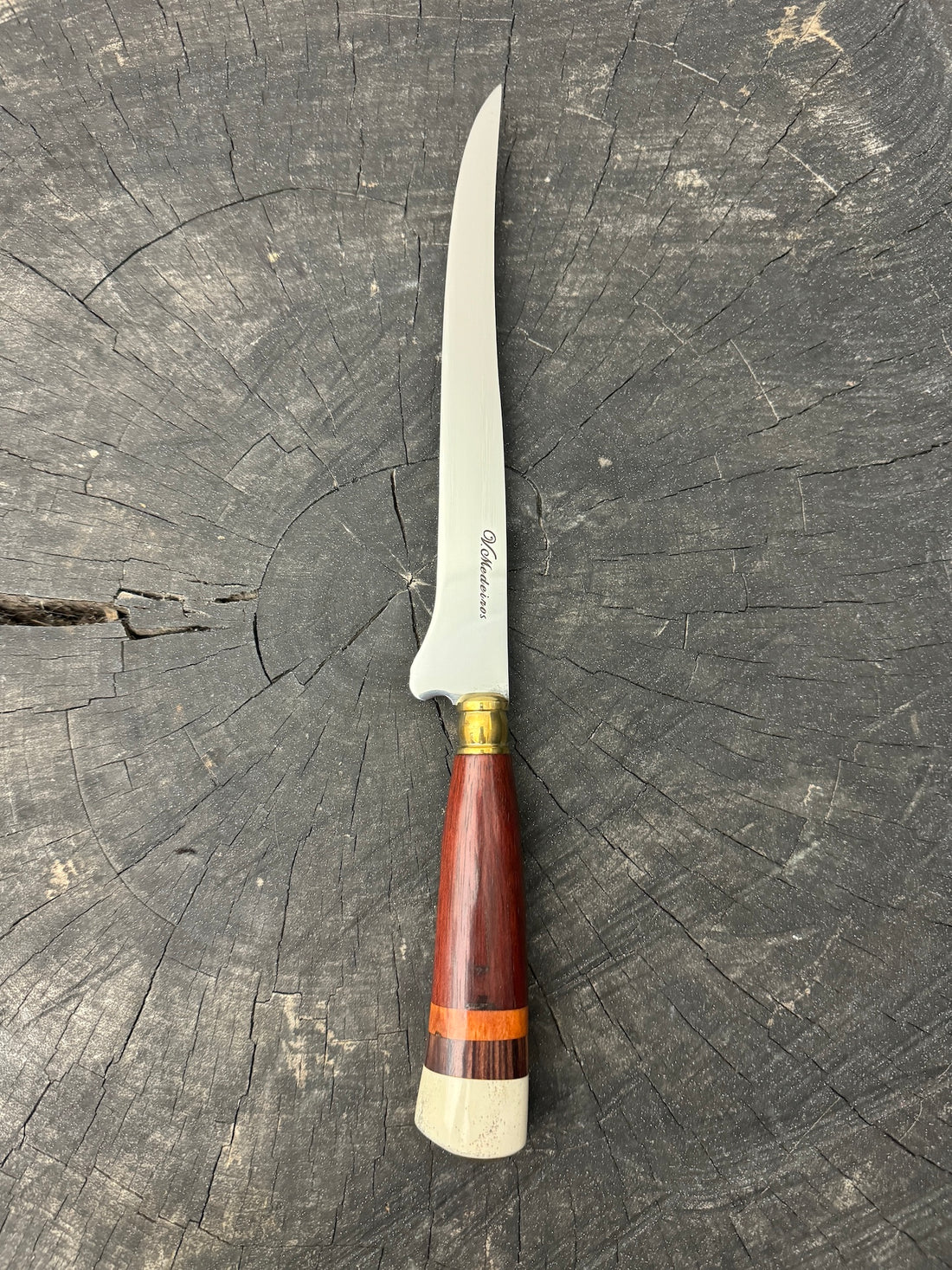 8&quot; Boning Knife, Pau Brasil Hardwood, SS420 - 200mm