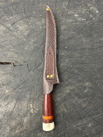 8&quot; Boning Knife, Pau Brasil Hardwood, SS420 - 200mm