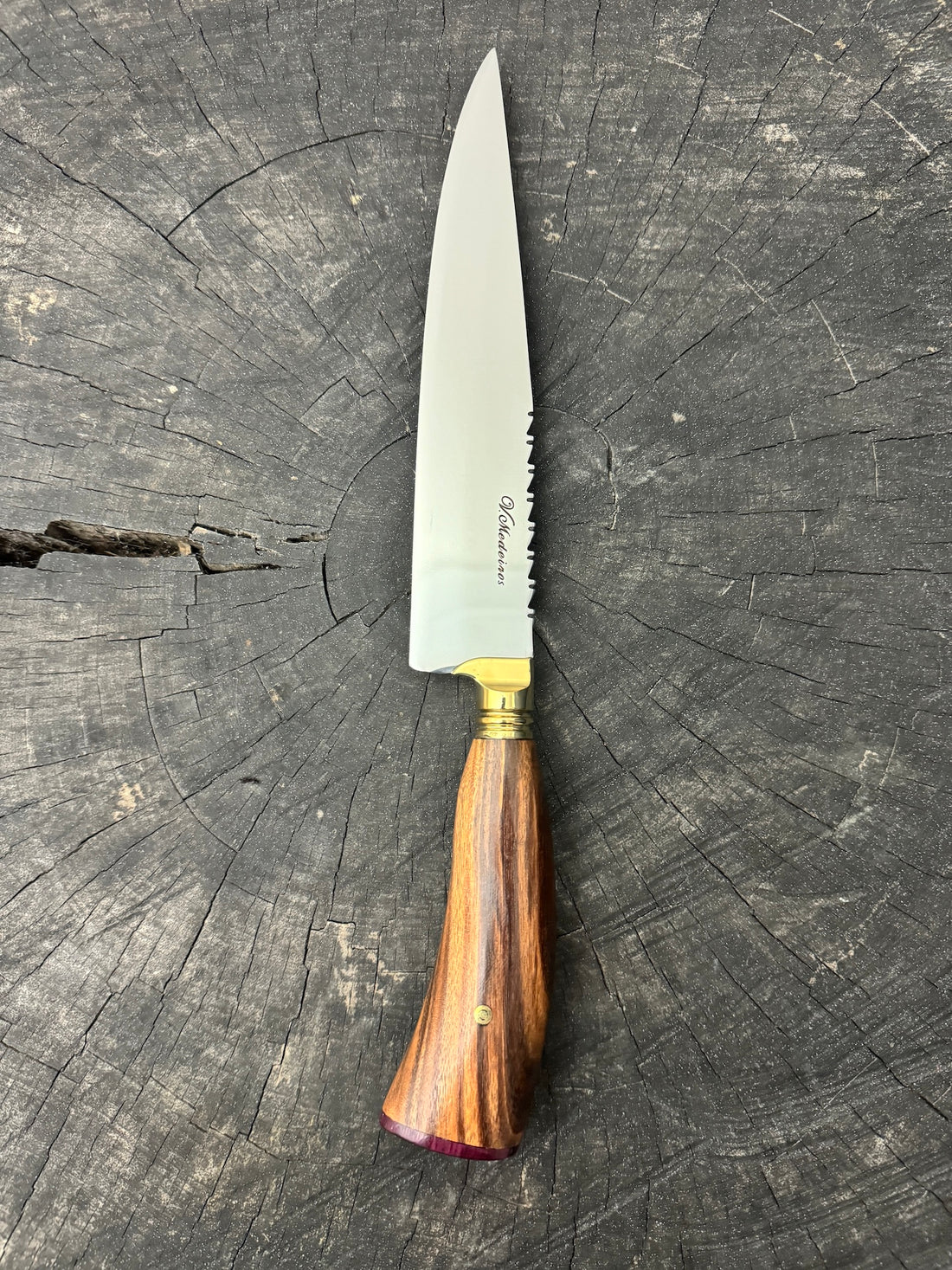 8&quot; Chef Knife, Native Hardwood, SS420 - 200mm