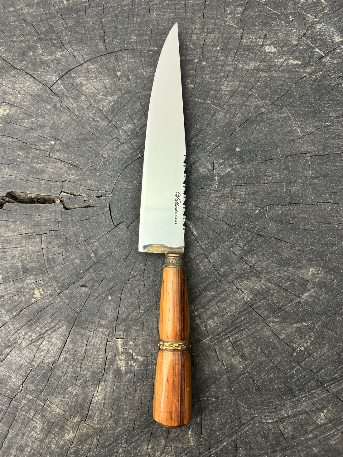 8&quot; Chef Knife, Native Hardwood, SS420 - 200mm