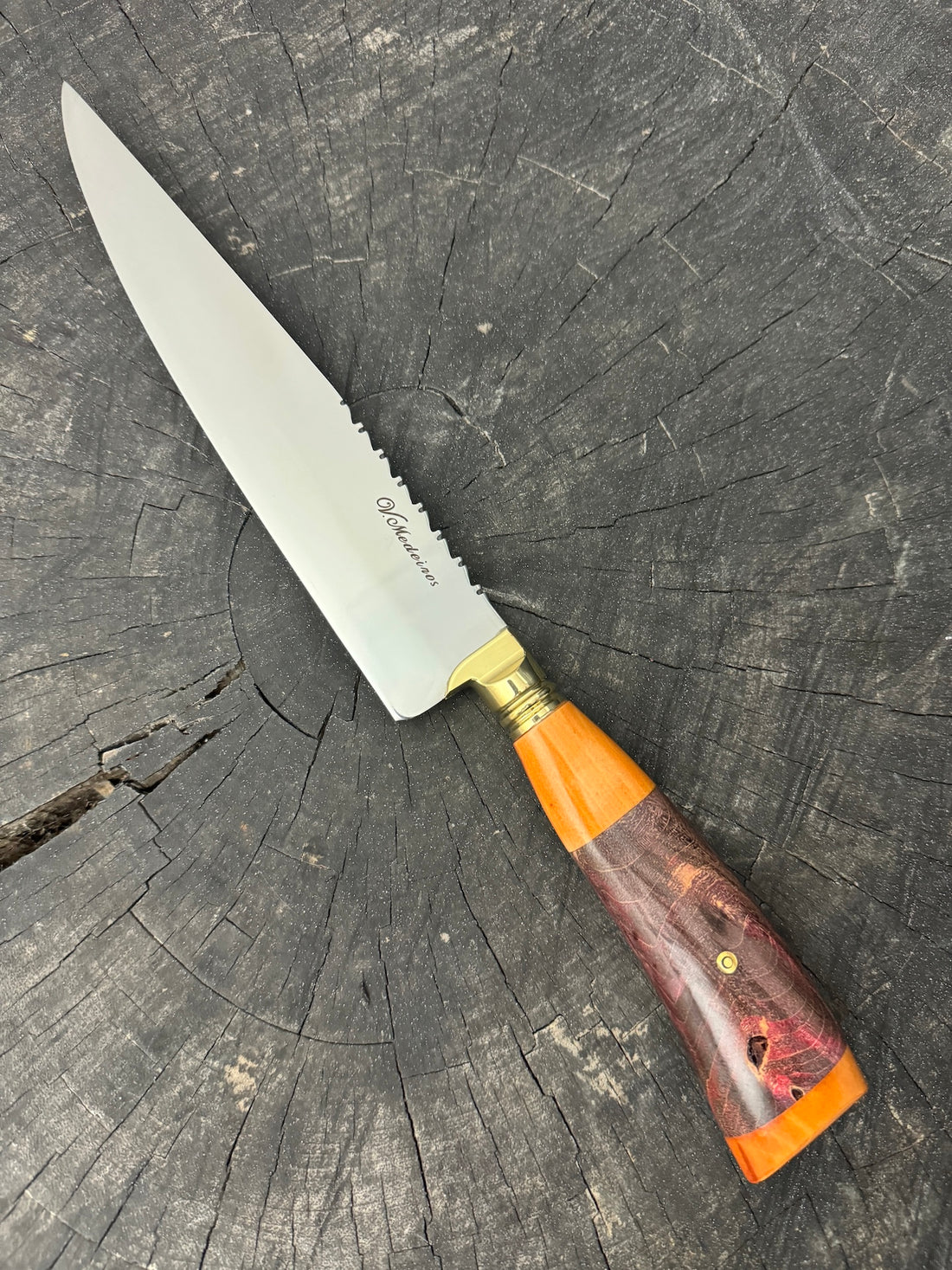 8&quot; Chef Knife, Maple Burl, SS440 - 200mm