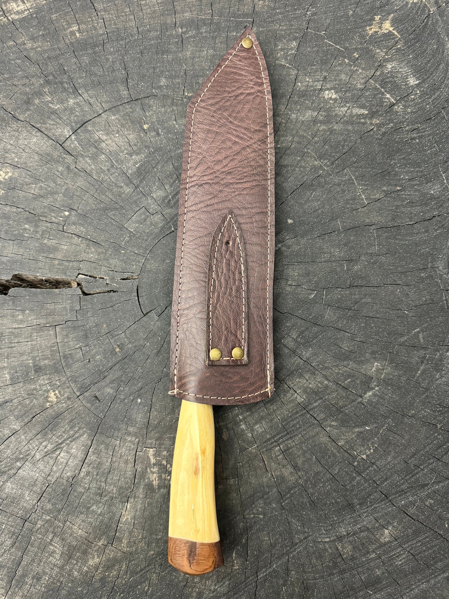 8&quot; Kultura Knife, Ostrich Bone, SS440 - 200mm