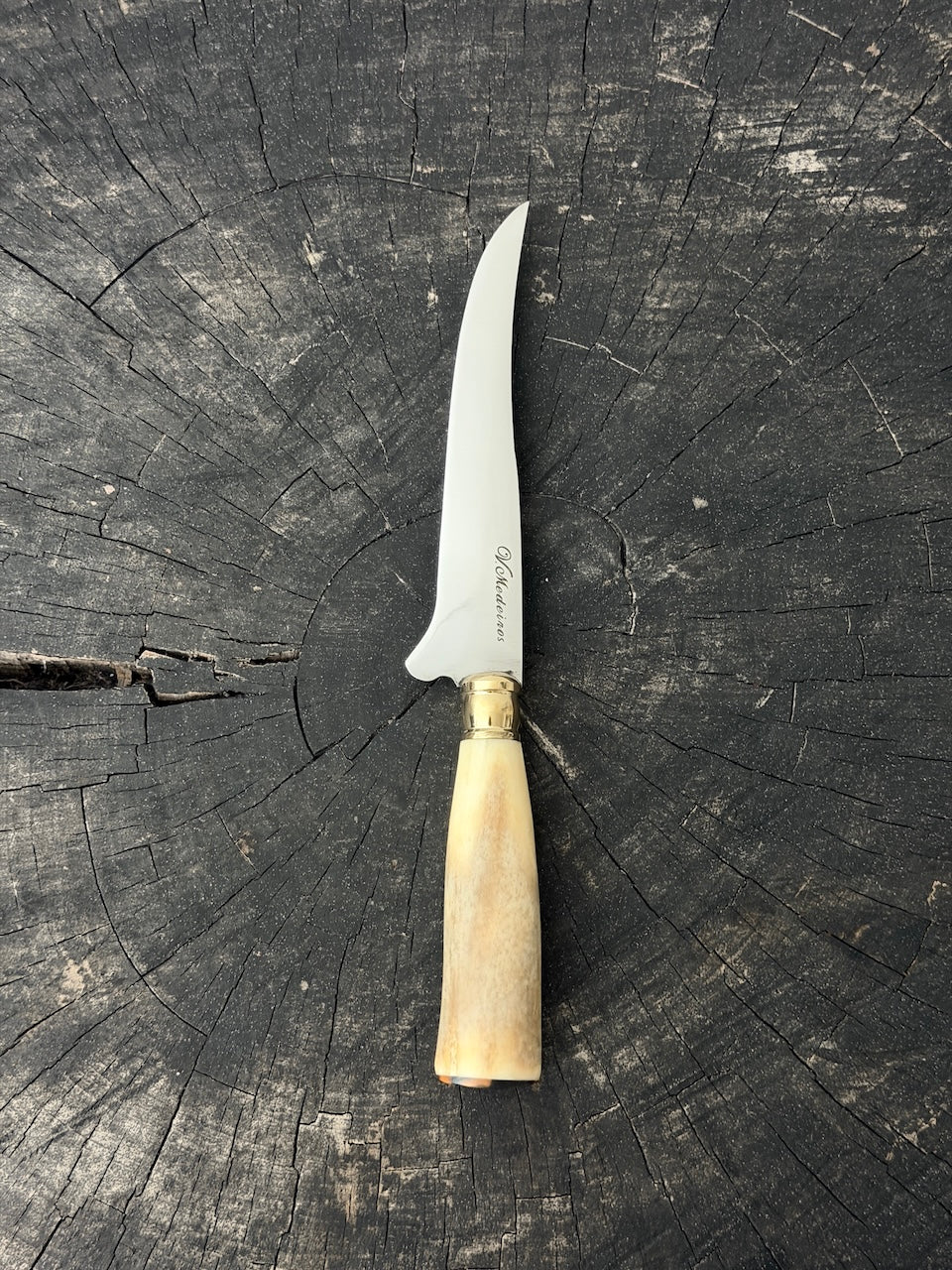 5" Boning Knife, Ostrich Bone, SS440 - 130mm