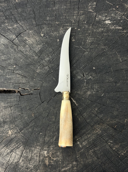 5" Boning Knife, Ostrich Bone, SS440 - 130mm