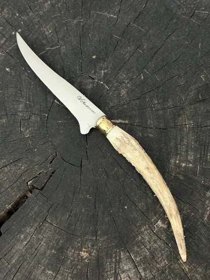 5" Boning Knife, Deer Antler, SS440 - 130mm