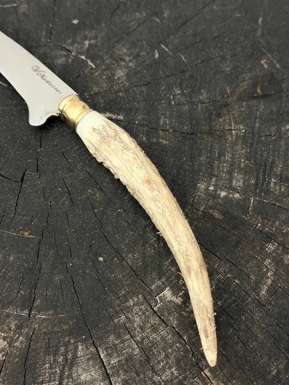 5" Boning Knife, Deer Antler, SS440 - 130mm