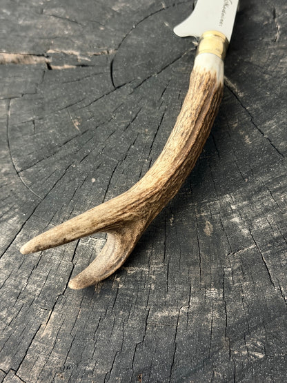 5" Boning Knife, Deer Antler, SS440 - 130mm