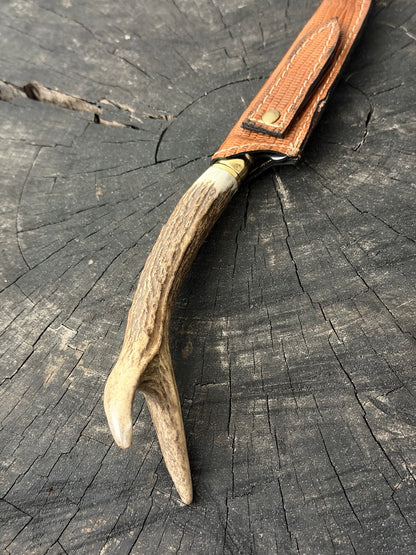 5" Boning Knife, Deer Antler, SS440 - 130mm