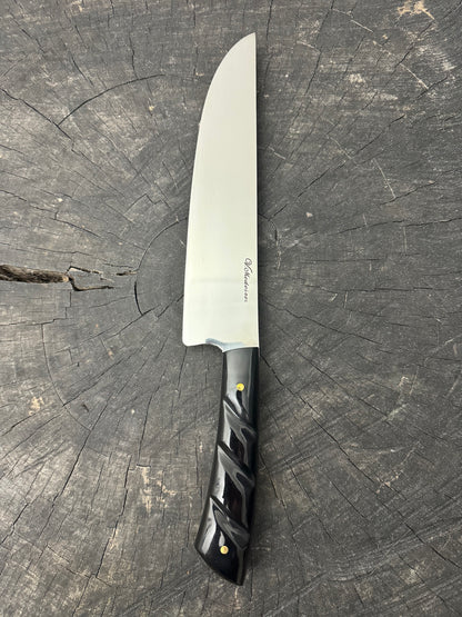 8&quot; Artisan Knife, Full Tang, Custom Block, SS440 - 190mm
