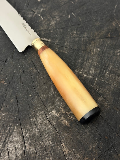 6" Utility Knife, Ostrich Bone, SS440 - 150mm
