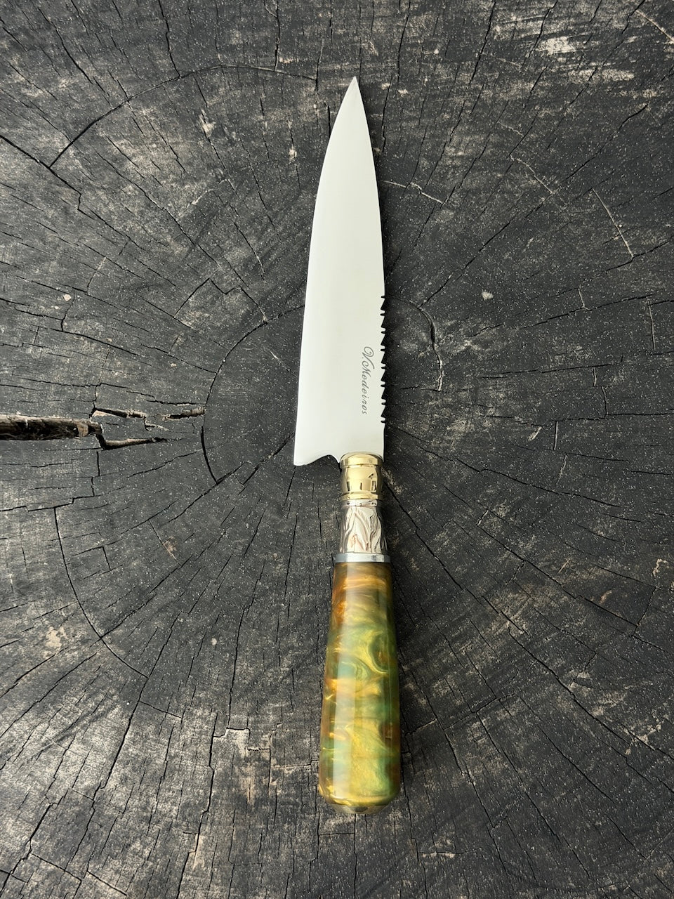 6" Utility Knife, Custom Block, SS440 - 150mm