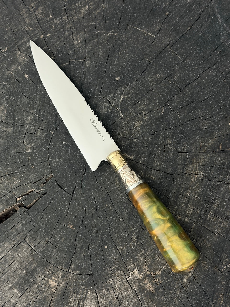 6" Utility Knife, Custom Block, SS440 - 150mm