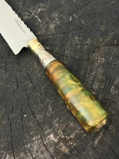 6" Utility Knife, Custom Block, SS440 - 150mm