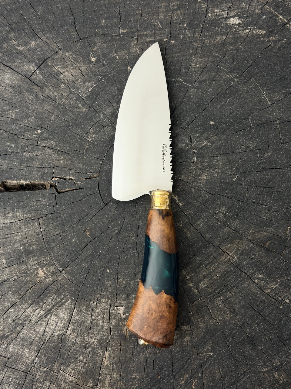 6" Picanha Knife, Hybrid Custom Block, SS440 - 150mm