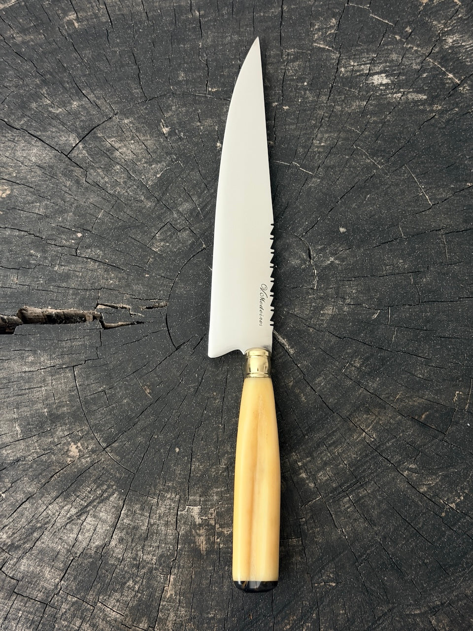 8" Chef Knife, Ostrich Bone, SS440 - 200mm