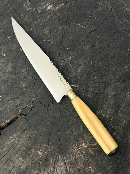 8" Chef Knife, Ostrich Bone, SS440 - 200mm