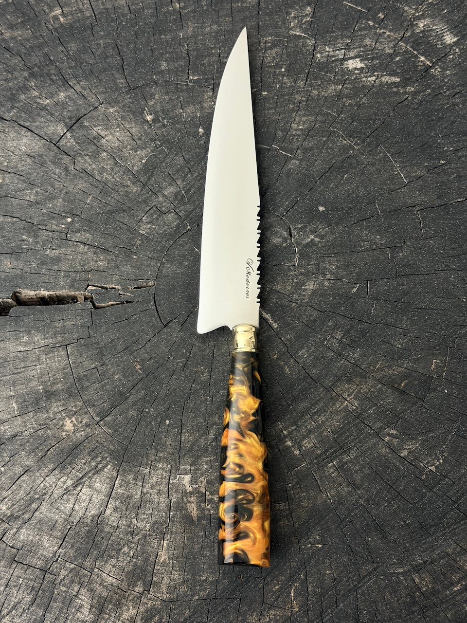 8" Chef Knife, Predator Custom Block, SS420 - 200mm