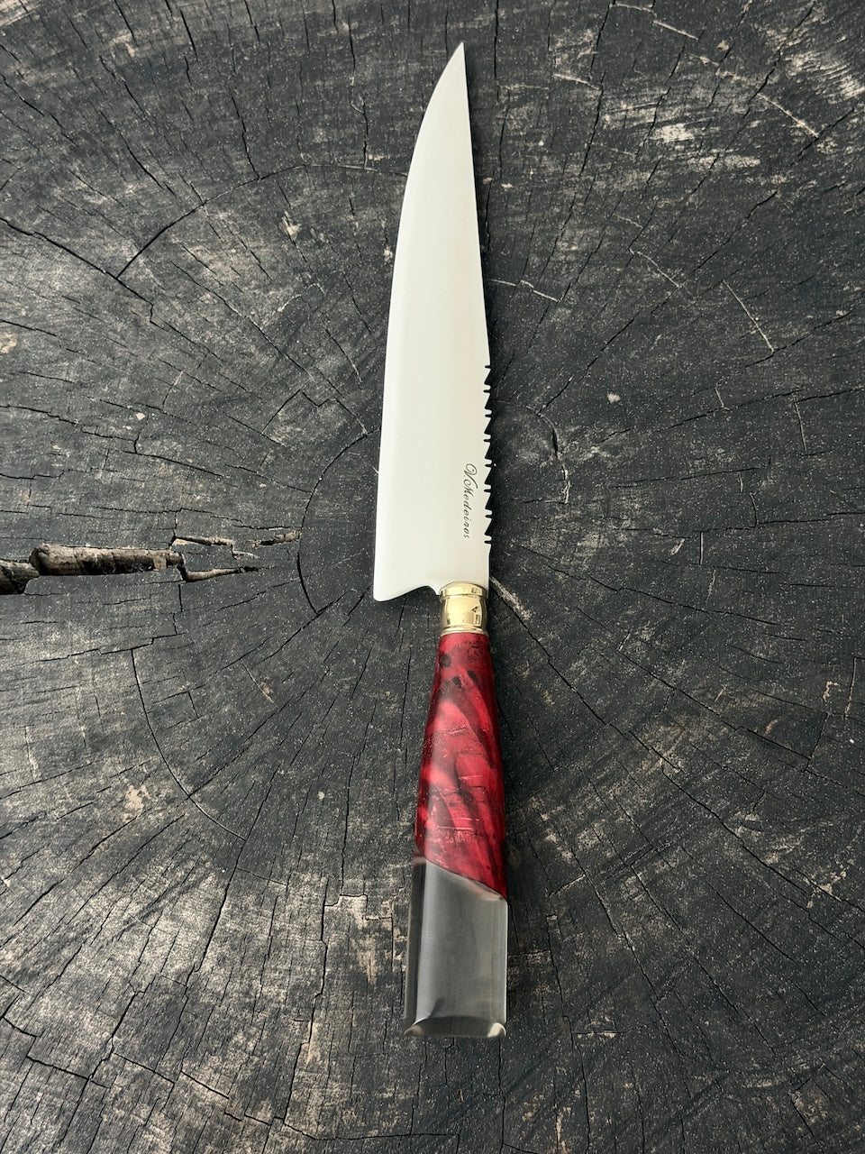8" Chef Knife, Hybrid Mango Burl, SS440 - 200mm