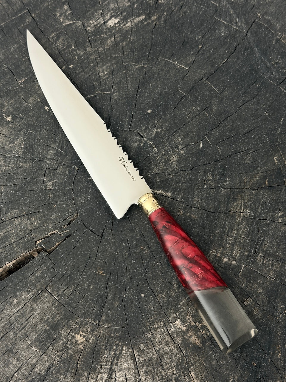 8" Chef Knife, Hybrid Mango Burl, SS440 - 200mm