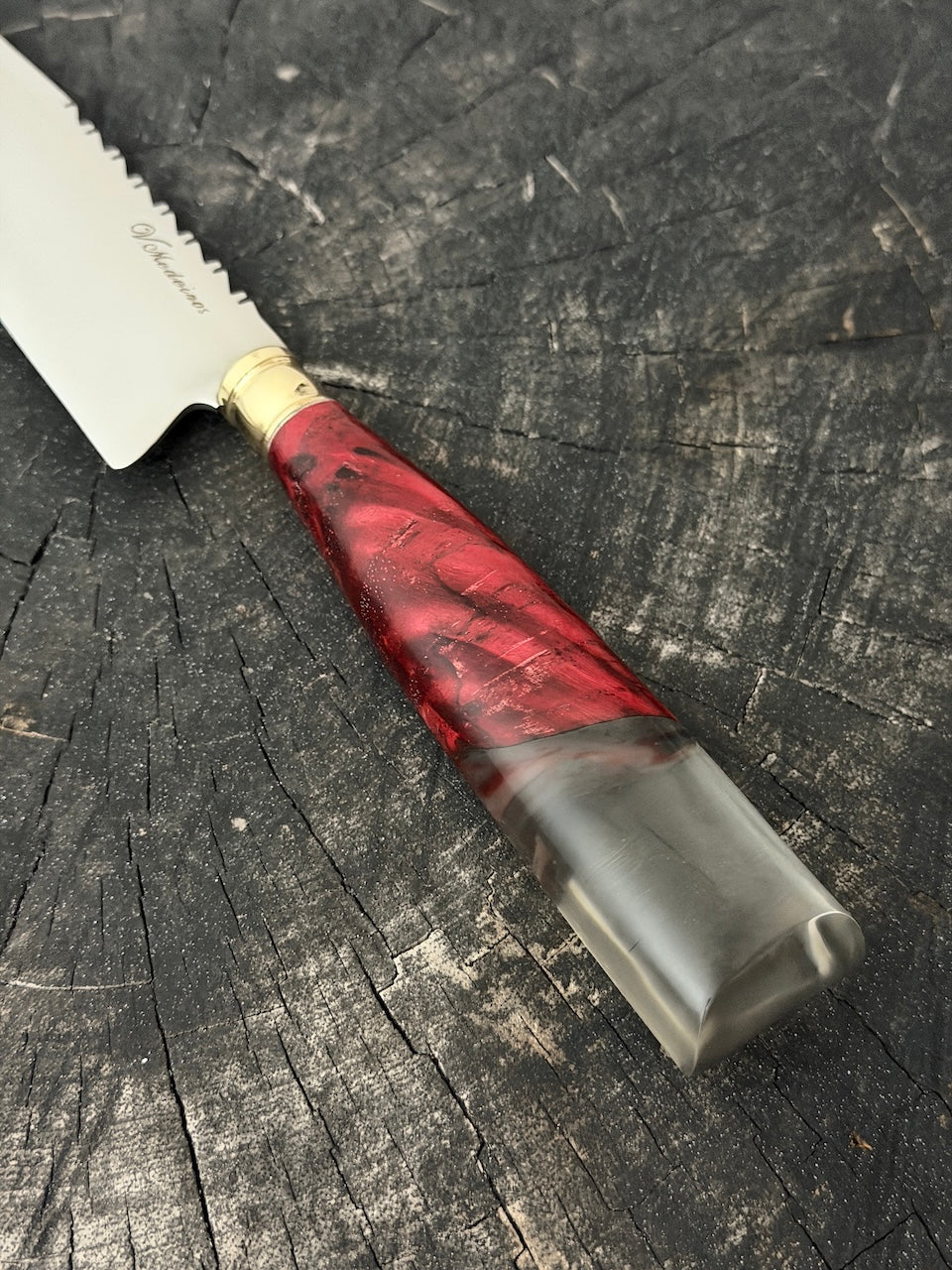 8" Chef Knife, Hybrid Mango Burl, SS440 - 200mm